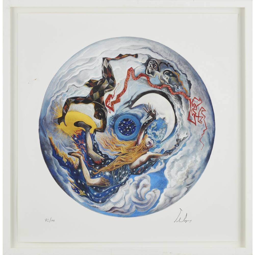 [§] JOHN BYRNE (SCOTTISH B.1940) ALL THE WORLD'S A STAGE Signed in pencil to margin and numbered - Image 2 of 2