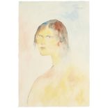 [§] JOHN BELLANY O.B.E., R.A., H.R.S.A. (SCOTTISH 1942-2013) PORTRAIT OF THE ARTIST'S WIFE, HELEN