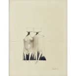 [§] LYNN CHADWICK C.B.E., R.A. (BRITISH 1914-2003) UNTITLED Signed and dated '79, pen and ink 39.5cm