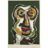 [§] KAREL APPEL (DUTCH 1921-2006) COMPOSITION (GREEN HEAD) Signed and dated '75 in pencil, no. 68/