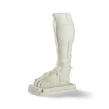 [§] SIR EDUARDO PAOLOZZI K.B.E., R.A., H.R.S.A. (SCOTTISH 1924-2005) LEG Plaster maquette 28cm x