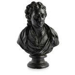 BRONZED' PLASTER BUST OF JOHN LOCKE, AFTER JOHN CHEERE LATE 18TH CENTURY the sitter wearing an