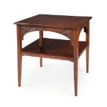 ARTHUR W. SIMPSON OF KENDAL (1857-1922) ARTS & CRAFTS MAHOGANY OCCASIONAL TABLE, CIRCA 1910 the