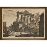 GIOVANNI BATTISTA PIRANESI (ITALIAN, 1720-1778) VEDUTI DEL TEMPIO DETTO DELLA CONCORDIA Etching 51.