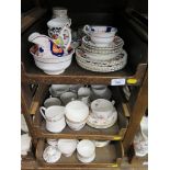 Various Victorian and later teawares including Paragon, Royal Albert, and Crown Staffordshire