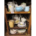 Miscellaneous teacups, teapots and jugs