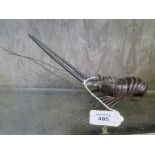 A Japanese bronze figure of a crayfish, 27cm long