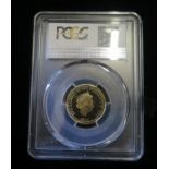 A 2015 proof sovereign long reign Tristan da Cunha boxed and certified