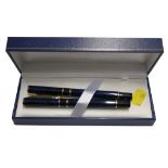 A Waterman Paris fountain pen and biro set in original box