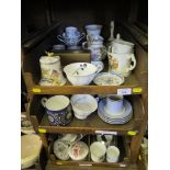 Various Aynsley commemorative wares, silhouettes and other china
