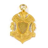 A 9 carat gold gentleman's watch fob