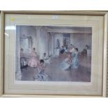 Sir William Russell Flint Casual Assembly Lithograph Signed in pencil and with blind stamp,