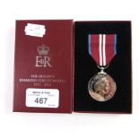 The Queen's Diamond Jubilee medal 1952-2012, boxed and The Prime Minister London 2012 Olympic