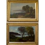 Henry Marko (1855 - 1921) Pair of Italian coastal scenes Oil on canvas, signed 49cm x 79cm