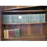 Books: The Complete Works of Charles Dickens, centennial edition, thirty-six leather bound volumes