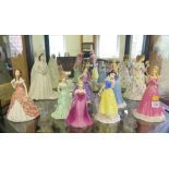 Royal Doulton figures of Snow White DP5, Cinderella DP1 and Sleeping Beauty DP2 (Disney Princesses