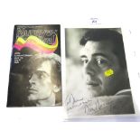 A Nureyev Festival programme June 1976, autographed by Rudolf Nureyev, and an autographed 6x8"