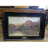 After Alfred de Breanski Snr 'An Autumn Evening, Scotland' and 'The Hills of Perth' Lithographs 34cm