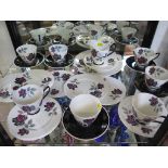 A Royal Albert Masquarade pattern part tea service