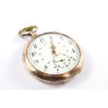 A gentleman's continental pocket watch