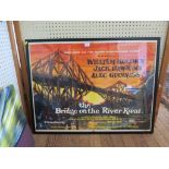 The Bridge on the River Kwai British Quad film poster, 'All Time Record Academy Award Winner',