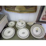 A Wedgwood Persephone pattern part dinner service designed by Eric Ravilious