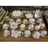 A Royal Albert Old Country Roses pattern part tea and dinner service