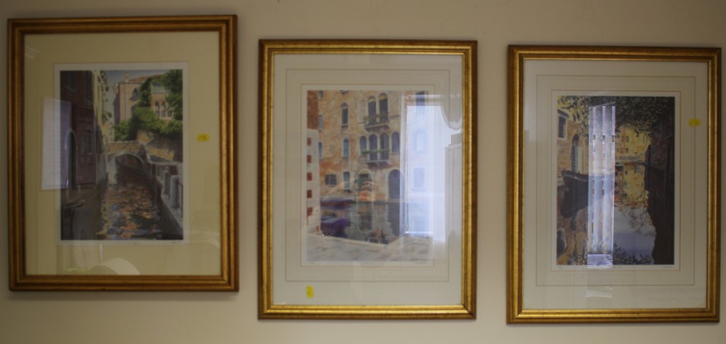 Michael MacDonagh Wood Five views of Venice Lithographs, signed titled and numbered in pencil (5) - Image 2 of 2