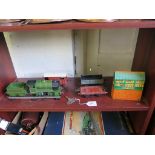 Hornby 'O' gauge No. 601 Goods Set, boxed with 1842 locomotive in LNER livery and three goods