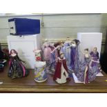 Royal Worcester figures: 'Branwen Daughter of Llyr' limited edition, Dancing by Moonlight limited