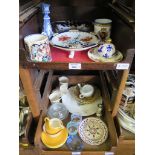 Selection of English and European ceramics including Dame Laura Knight Coronation 1937 mug and