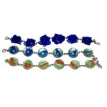 Three glass bracelets by Sue Holdaway