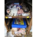 A Bayco No.1 Building set, and various doll parts (two trays)