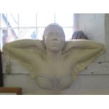 Marc Sijan 'Hands to Head' - 1986 Painted plaster cast Signed and numbered 49/100 verso (crack