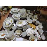 Various Royal Worcester Evesham pattern dinnerwares