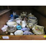 Ridgeway Maiden Hair Fern pattern miniature dinnerwares, and other miniature teawares, etc