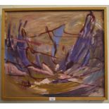 Royston Hopson Tycanol Wood, Newport Oil on canvas Signed and dated '90, 58.5cm x 67cm