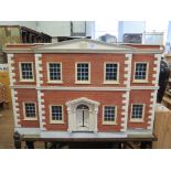 Doll's houses: Tiger Toys Regency town house 90cm x 38cm x 58cm, a mock Tudor style house, and a