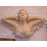 Marc Sijan 'Hands to Head' - 1986 Painted plaster cast Signed and numbered 49/100 verso (crack