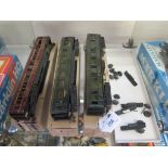 Märklin HO coaches: 352 Mitropa Speisewagen (dining car), 354 Baggage Van and 351 2nd class coach in