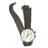 A Lamonia Navy chronograph wristwatch 0552/924-3305 3929 on a NATO strap