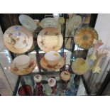 A collection of Royal Worcester blush ivory wares, including two cups, saucers and side plates, a