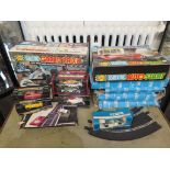 Scalextric: Grand Prix 8, Auto-Start, six cars and track, majority in original boxes