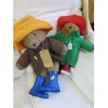 Two Teddy bears dressed as Paddington Bear