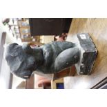 SYLVIA WARMAN SCULPTURE AFTER THE ANTIQUE on plinth base 33cm high