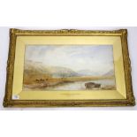 C. PEARSON 'On the Dysynni, Near Towyn, Merionethshire', dated 1873, landscape, signed lower left,