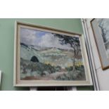 M*A* WALLACE 'Hindhead 1949', signed, titled and dated, oil on canvas, 44cm x 60cm
