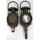 TWO LATE 19TH CENTURY SHAND MASON & CO CARRIAGE LANTERNS, each 44cm in length (2)