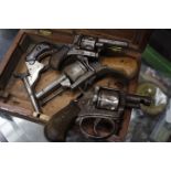 FOUR OLD STARTING PISTOLS