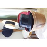 A CHRISTY'S LONDON IMPERIAL QUALITY BLACK SILK TOP HAT in a fitted leather case together with a